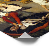 ピエテル・ブリーゲル・オランダ語の諺 ポスター (角)