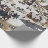 ピエテル・ブリーゲル・ザ・センサスアットベツレヘム ラッピングペーパー (角)