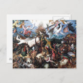ピエテル・ブルーゲルによる反乱天使の秋 ポストカード (正面/裏面)