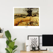 ピエテル・ブルーゲルのハーベスターズ(1565) ポスター (ホームオフィス)