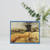 ピエテル・ブルーゲルのハーベスターズ(1565) ポストカード (スタンド正面)