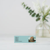 ピエテル・ブルーゲルのバベルの「小さな」塔 スキニー名刺 (スタンド正面)