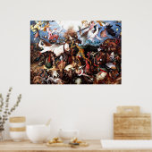 ピエテル・ブルーゲルの「反乱天使たちの秋」 ポスター (キッチン)