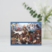 ピエテル・ブルーゲルの「反乱天使たちの秋」 ポストカード (スタンド正面)
