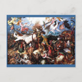 ピエテル・ブルーゲルの「反乱天使たちの秋」 ポストカード (正面)