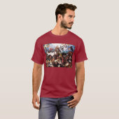 ピエテル・ブルーゲルの「反乱天使たちの秋」 Tシャツ (正面フル)