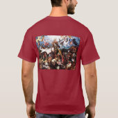 ピエテル・ブルーゲルの「反乱天使たちの秋」 Tシャツ (裏面)