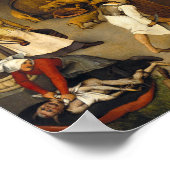 ピエテル・ブルーゲル有名なヴィジュアル・アーツ・オランダが証明 ポスター (角)