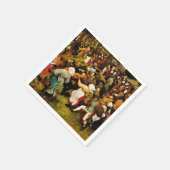 ピエテル・ブルーゲル長老の結婚踊り スタンダードカクテルナプキン (角)