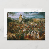 ピエテル・ブルーゲル長老 – カルヴァリへの行列 ポストカード (正面/裏面)