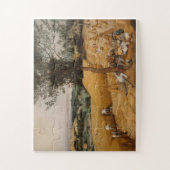 ピエテル・ブルーゲル長老、ハーベスターズ、1565 ジグソーパズル (縦)