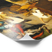 ピエテル・ブルーゲル・オランダ語の諺 フォトプリント (角)