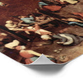 ピエテル・ブルーゲル・チャイルド遊ズ ポスター (角)