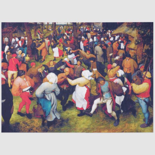 ピエテ結婚ル・ブルーゲルのダンス 薄葉紙 (正面)