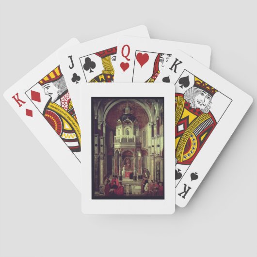 『ピエトロ・デ・ルドヴィーチの奇跡の癒し』150年 トランプ (裏面)