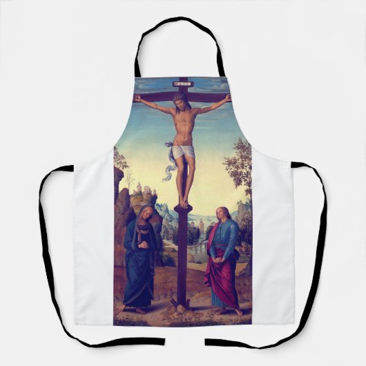 ピエトロ・ペルギノによるヴァージンとの十字架 エプロン (正面)