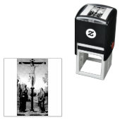 ピエトロ・ペルギノによるヴァージンとの十字架 セルフインキングスタンプ (インサイチュ)