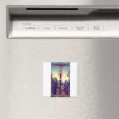 ピエトロ・ペルギノによるヴァージンとの十字架 マグネット (インサイチュ (食洗機))