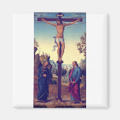 ピエトロ・ペルギノによるヴァージンとの十字架 マグネット (正面)