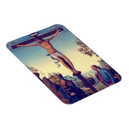 ピエトロ・ペルギノによるヴァージンとの十字架 マグネット (右側)