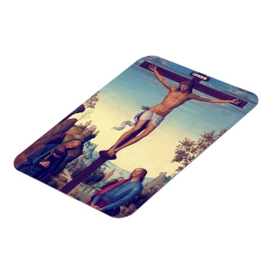 ピエトロ・ペルギノによるヴァージンとの十字架 マグネット (左側)