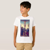 ピエトロ・ペルギノによるヴァージンとの十字架 Tシャツ (正面フル)