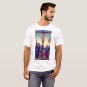 ピエトロ・ペルギノによるヴァージンとの十字架 Tシャツ (正面フル)