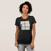 ピエト・モンドリアンの近代美術 Tシャツ (正面フル)