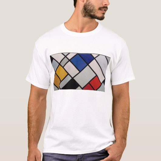 ピエト・モンドリアンの近代美術 Tシャツ (正面)