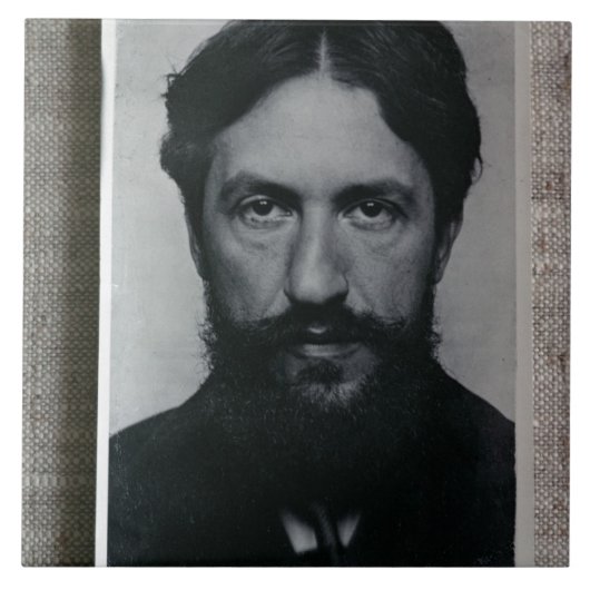 ピエト・モンドリアン(1872-1944年)、c.1910 (b/wの写真) タイル (正面)