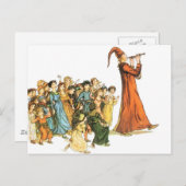 ピエドパイパーイラストレーションバイケイト・グリーンアウェイ ポストカード (正面/裏面)