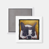 ピエドフレンチー昼寝 マグネット (正面/裏面)