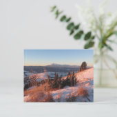 ピエニウス山脈の冬 ポストカード (スタンド正面)