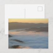 ピエニニの日の出の霧 ポストカード (正面/裏面)