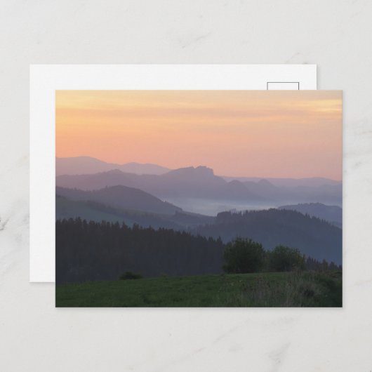 ピエニニの日の出 ポストカード (正面/裏面)