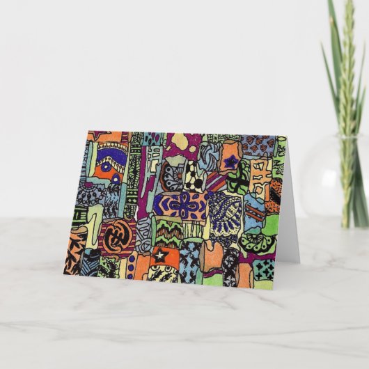 ピエピーピーピーーのアートワーク空白のカード カード (正面)