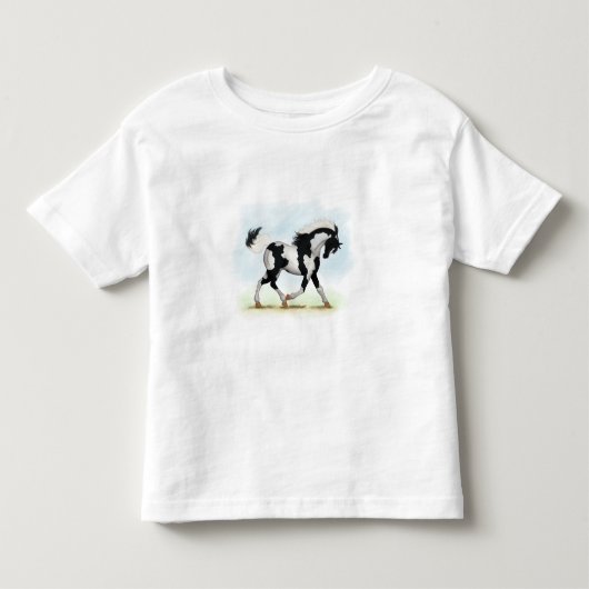 ピエボルドオーバーピンホース トドラーTシャツ (正面)