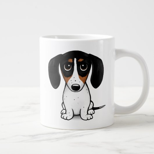 ピエボルド・ダクシュント |かわいい子犬 ジャンボコーヒーマグカップ (右)