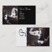 ピエボルド・モノグラムポートレート 名刺 (正面/裏面)