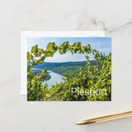 ピエポートモセルブドウヴィンテージつる植物お土産 シーズンポストカード