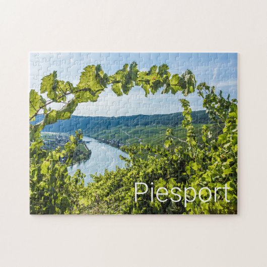 ピエポートモセルブドウヴィンテージつる植物お土産 ジグソーパズル (横)