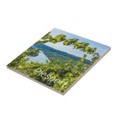 ピエポートモセルブドウヴィンテージつる植物お土産 タイル (側面)