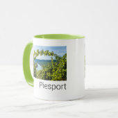 ピエポートモセルブドウヴィンテージつる植物お土産 マグカップ (正面左)