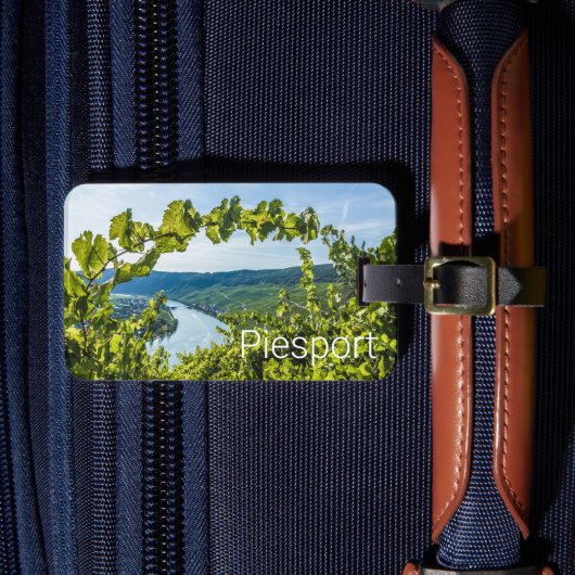 ピエポートモセルブドウヴィンテージつる植物お土産 ラゲッジタグ (正面インサイチュ4)