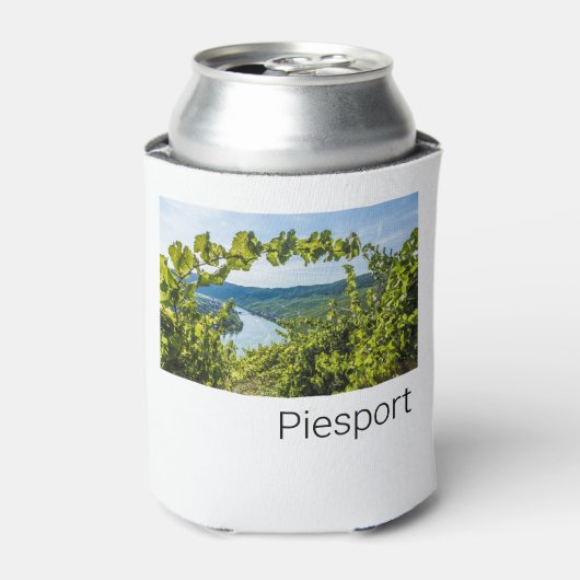 ピエポートモセルブドウヴィンテージつる植物お土産 缶クーラー (缶正面)