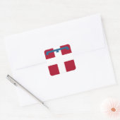 ピエモンテ州旗 スクエアシール (封筒)