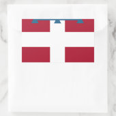 ピエモンテ州旗 長方形シール (バッグ)