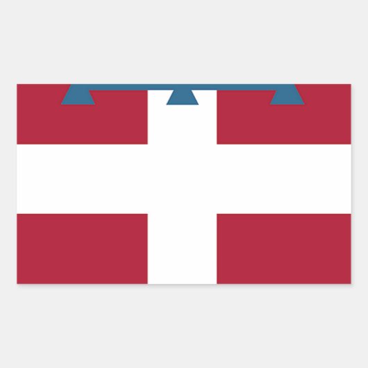 ピエモンテ州旗 長方形シール (正面)