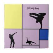 ピエラブスダンスモンドリアン通りヒップホップスタイル タイル (正面)