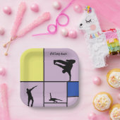 ピエラブスダンスモンドリアン通りヒップホップスタイル ペーパープレート (パーティー)